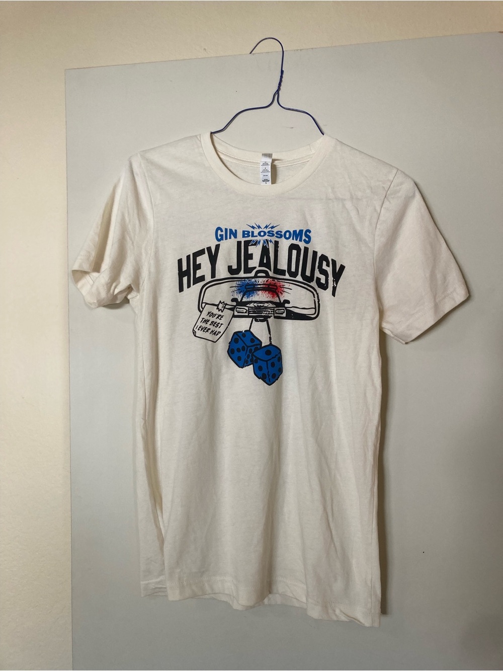 "Hey Jealousy" Graphic Tee - White